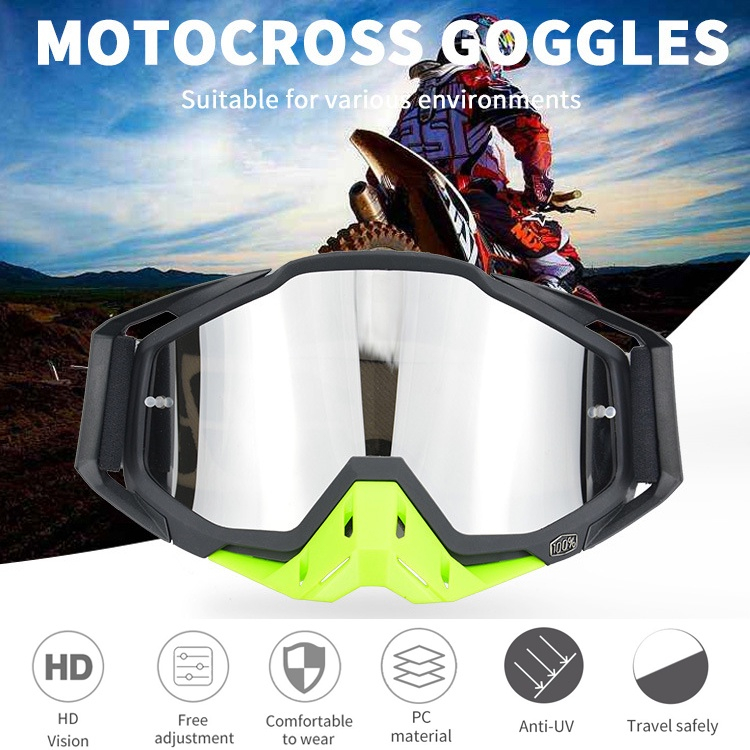 Kính Gắn Nón Bảo Hiểm Bảo Vệ Khi Lái Xe Moto / ATV / Trượt Tuyết