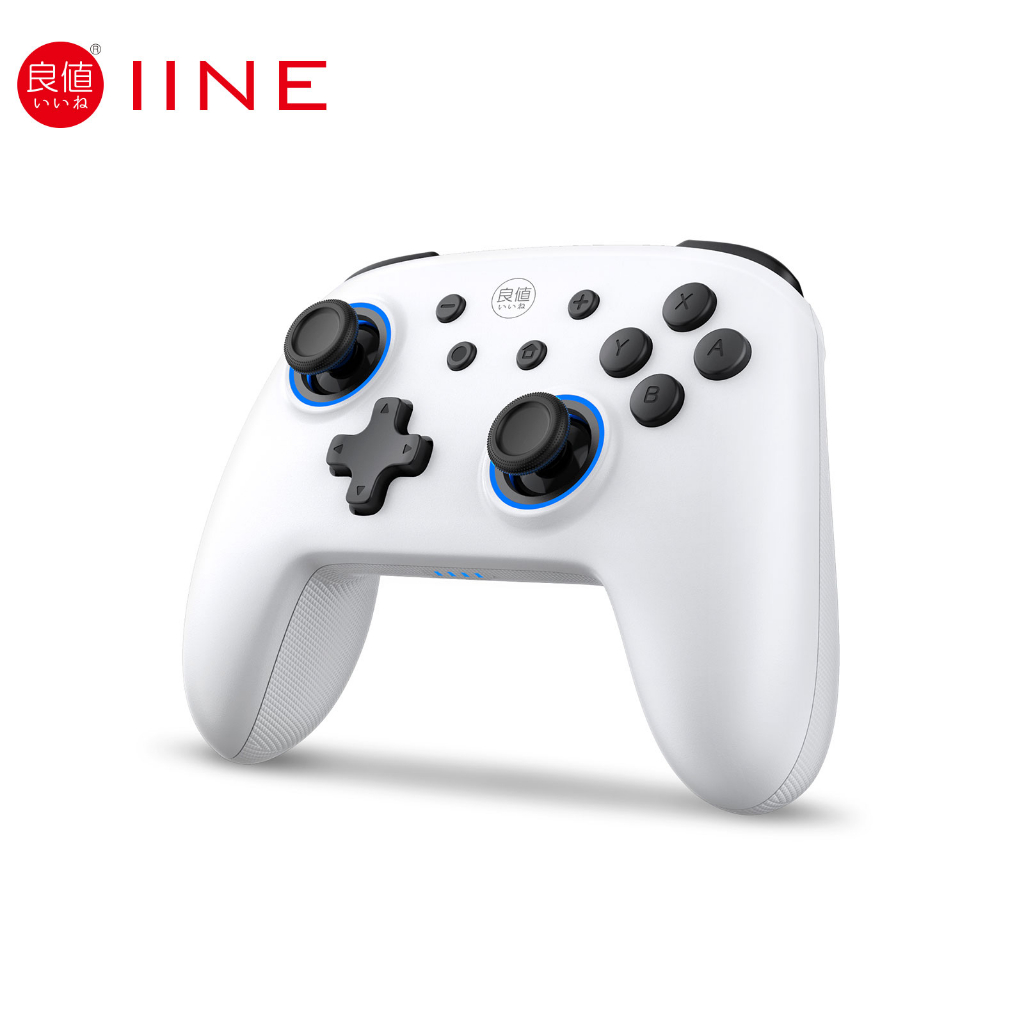 Tay Cầm Chơi Game Bluetooth Không Dây IINE Samurai Màu Trắng Cho Nintendo Switch