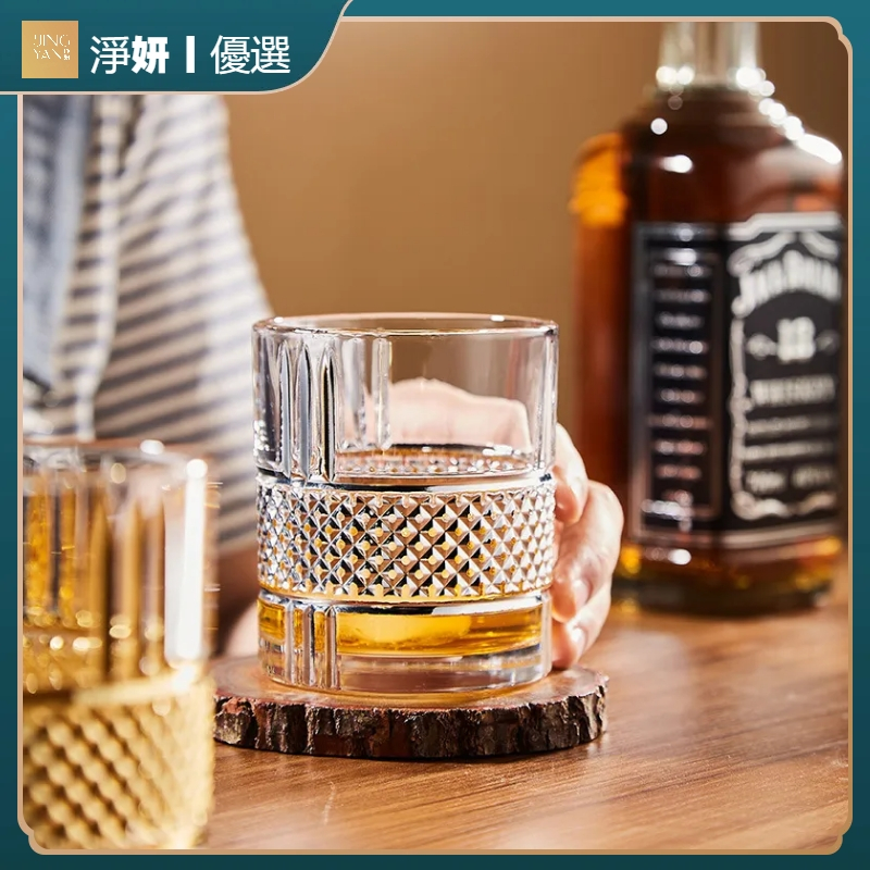 Ly Thủy Tinh Uống Rượu Cao Cấp Phong Cách Phương Tây Cổ Điển Kính