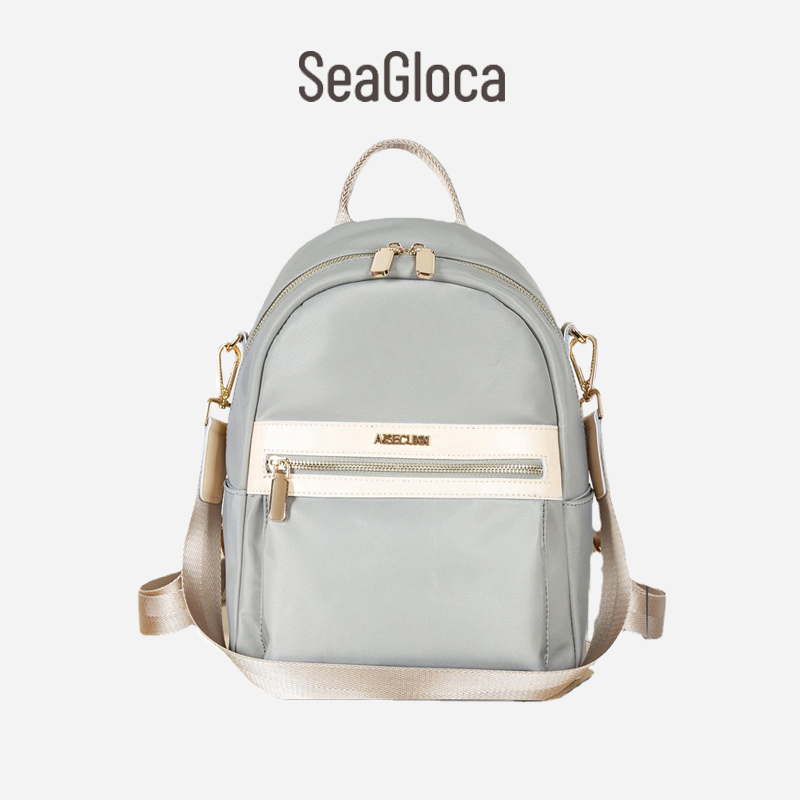 Balo Du Lịch Vải Oxford Màu Trơn Thời Trang Cho Nữ