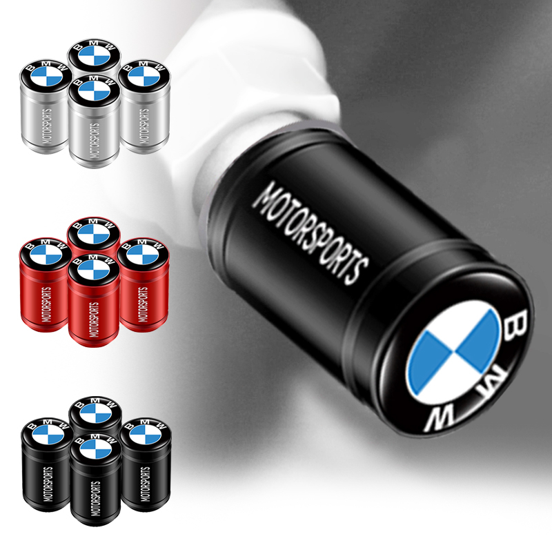 Set 4 Nắp Van Hơi Thể Thao Cho BMW E61 E90 E82 E70 E71 E87 E88 E89 X5 X6