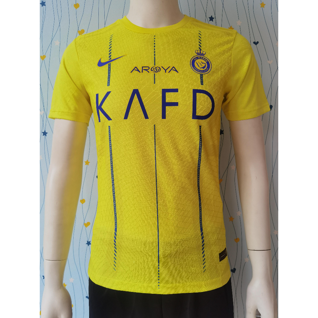 Áo bóng đá sân nhà 23/24 al nassr 23/24 áo thể thao size s-2xl