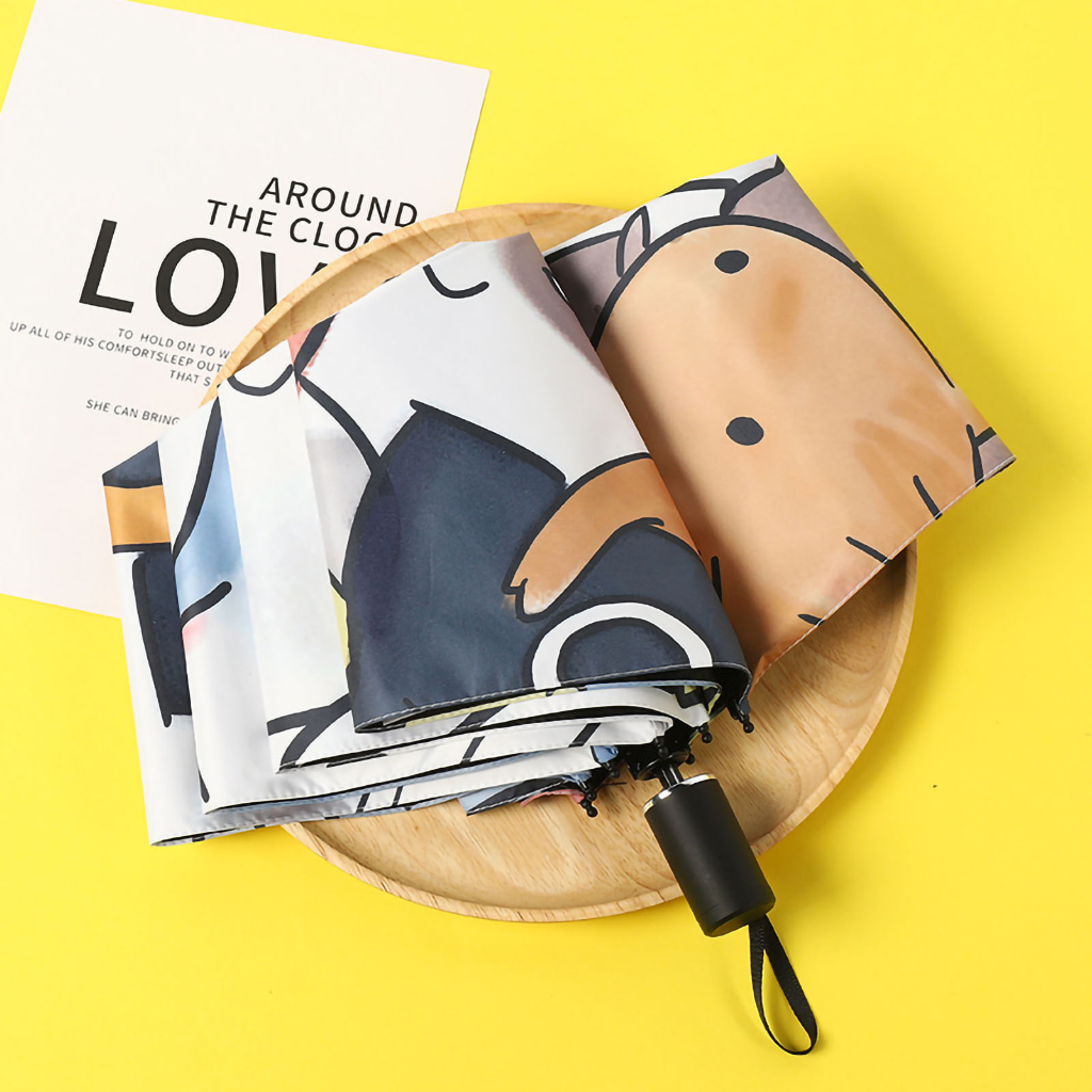 Ô dù UV Lớp phủ Vinyl Một công tắc phím tự động che mưa nắng cho sinh viên