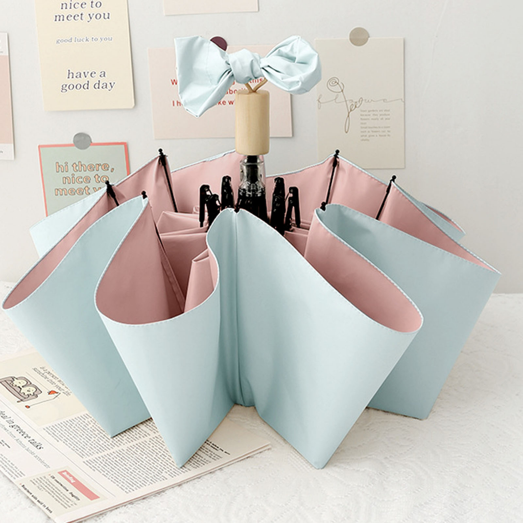 Ô dù UV Lớp phủ Vinyl Một công tắc phím tự động che mưa nắng cho sinh viên