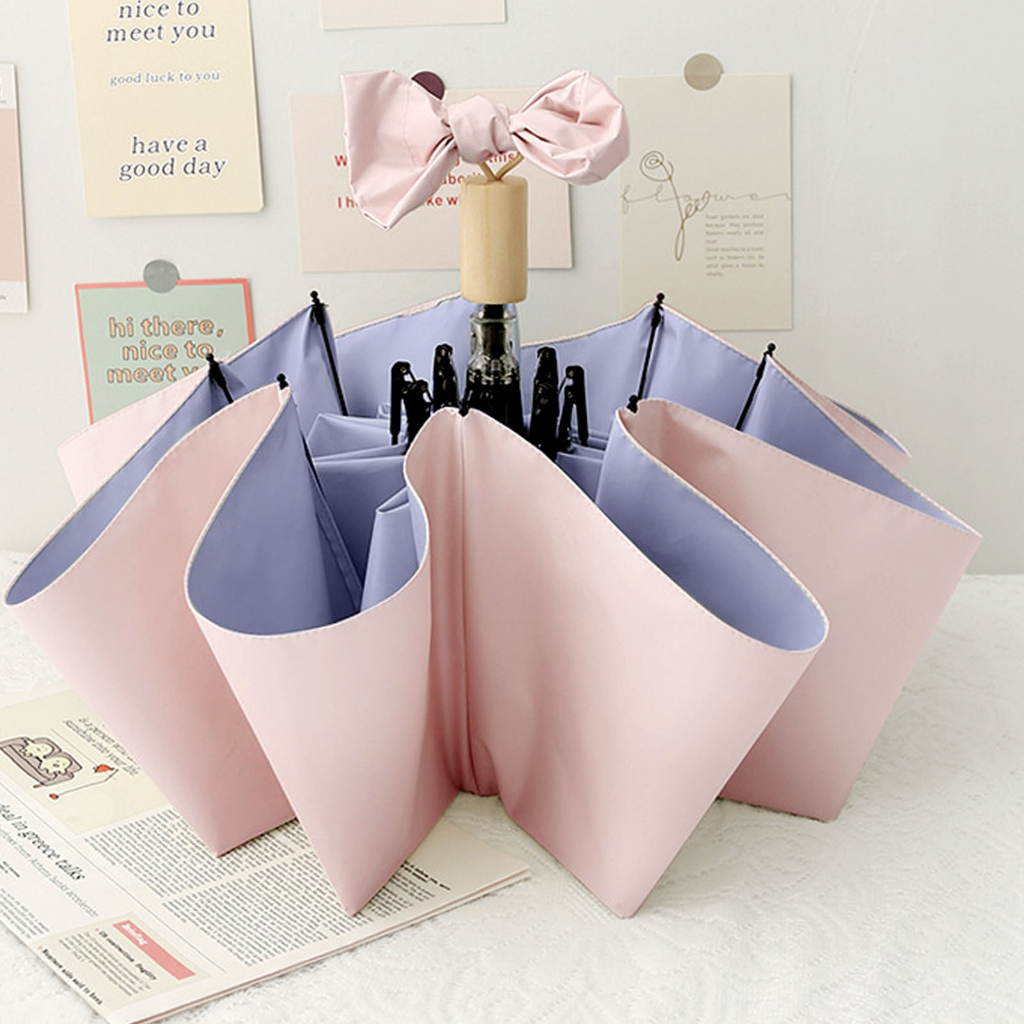 Ô dù UV Lớp phủ Vinyl Một công tắc phím tự động che mưa nắng cho sinh viên