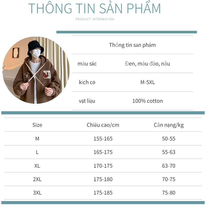 Áo Khoác Hoodie Dáng Rộng unisex Màu Trơn Có Khóa Kéo Thời Trang áo khoác hoodie nam Hàn Quốc Cho Cặp Đôi áo khoác đôi nam nữ