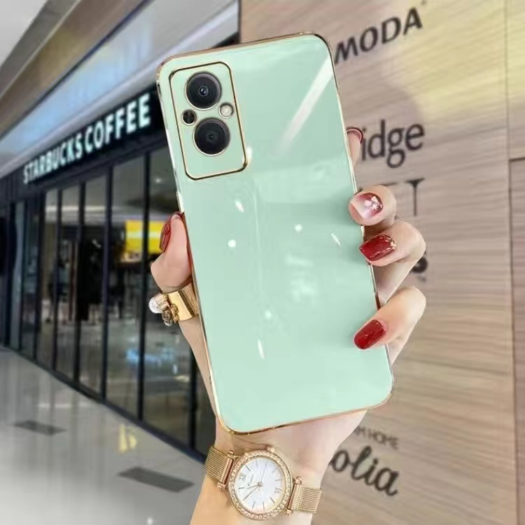 Ốp lưng Oppo Reno 10 Reno 10 Pro Reno 10 Pro+ A78 4G thẳng mạ chống rơi trường hợp điện thoại