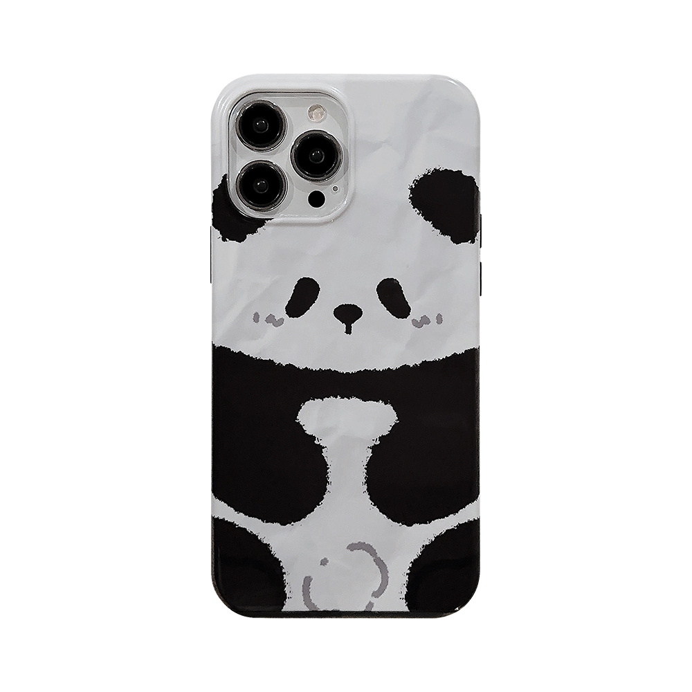Ốp Điện Thoại Chống Sốc Hình Gấu Trúc Dễ Thương Cho iPhone 14Promax / 14Pro / 14 / 13Promax / 13Pro / 13 / 12 / 11