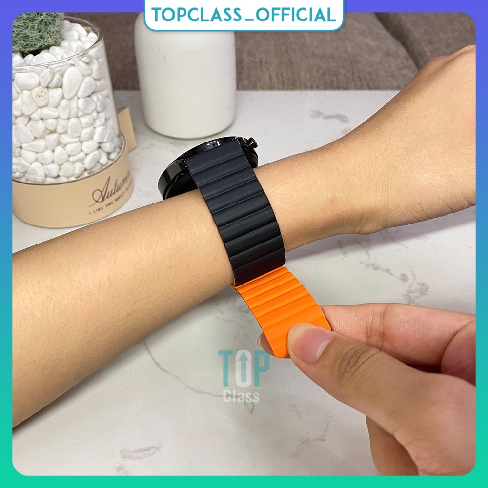 Dây Đeo Kim Loại Từ Tính Thay Thế Cho Đồng Hồ Thông Minh Zwatch Z6 44MM