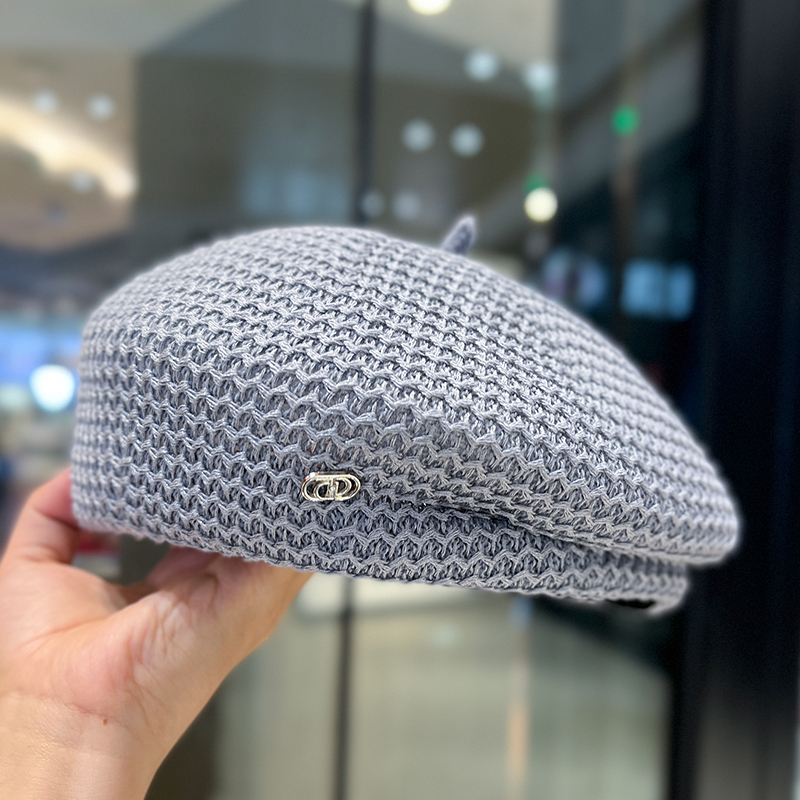 Mũ Beret Xếp Ly Bằng Lụa Sữa Thoáng Khí Phong Cách Nhật Bản Thời Trang Xuân Hè Dành Cho Nữ