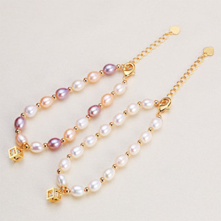  Thời Trang Vòng Tay Ngọc Trai Hình Gạo Nước Ngọc Trai Thật Giá Bán Sỉ 