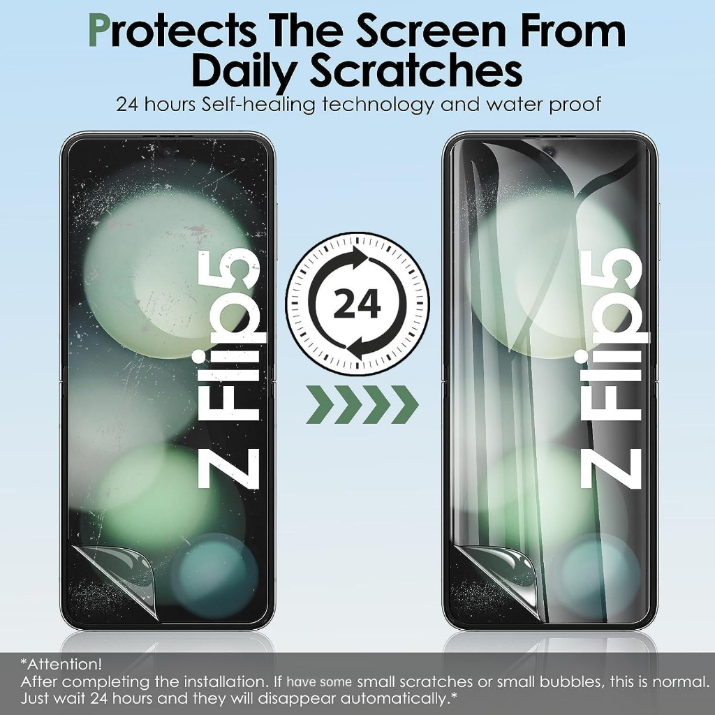 Miếng Dán Hydrogel Mềm Linh Hoạt Cho Samsung Galaxy Z Flip 5 4 3 Samsung Z Flip5