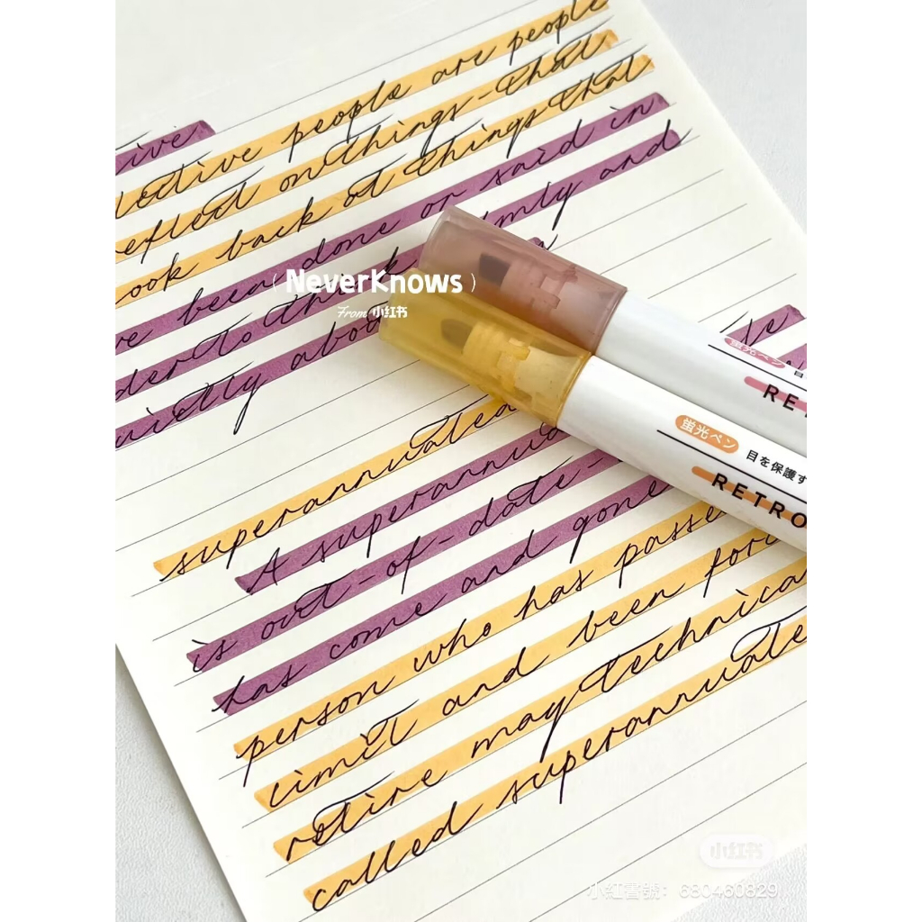 Set 6 Bút Đánh Dấu 6 Màu Huỳnh Quang Độc Đáo