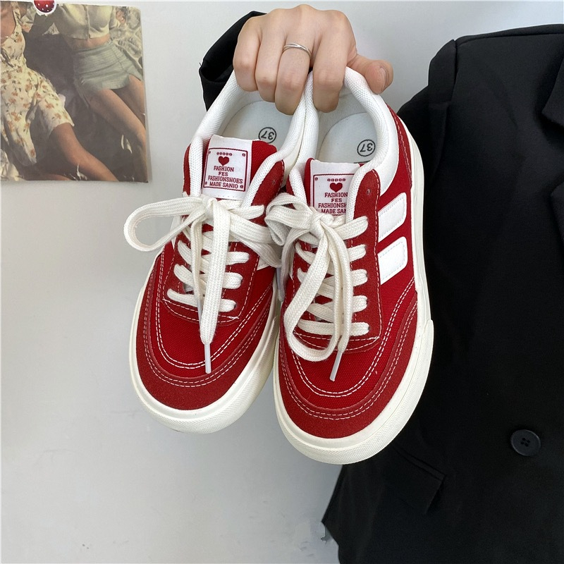 Giày Thể Thao Vải canvas Đế Dày Thời Trang Phong Cách Hong Kong Cho Nam