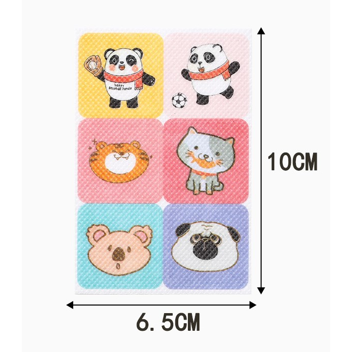 Bộ 120 Miếng Dán Đuổi Muỗi Hình Hoạt Hình Dễ Thương Cho Bé