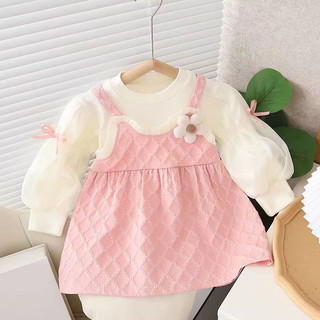 ❀❀❀❀bé gái mùa thu đầm bé gái bé gái phù hợp với váy thời trang trẻ em mùa xuân đầm chanel phong cách công chúa