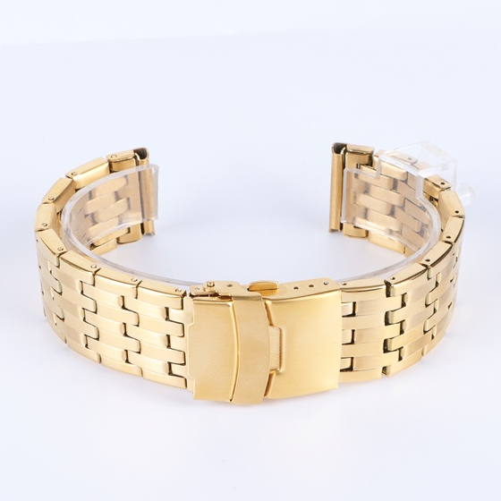 Dây Đeo Đồng Hồ 7 Hạt Bằng Thép Không Gỉ 20mm 22mm