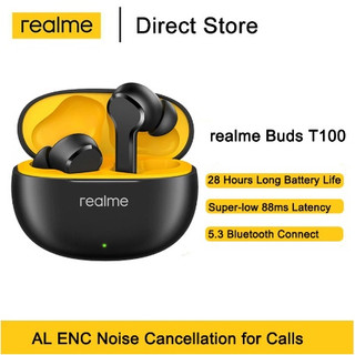 Tai Nghe Nhét Tai Bluetooth 5.3 Chống Ồn / Chống Thấm Nước IPX5 realme buds T100