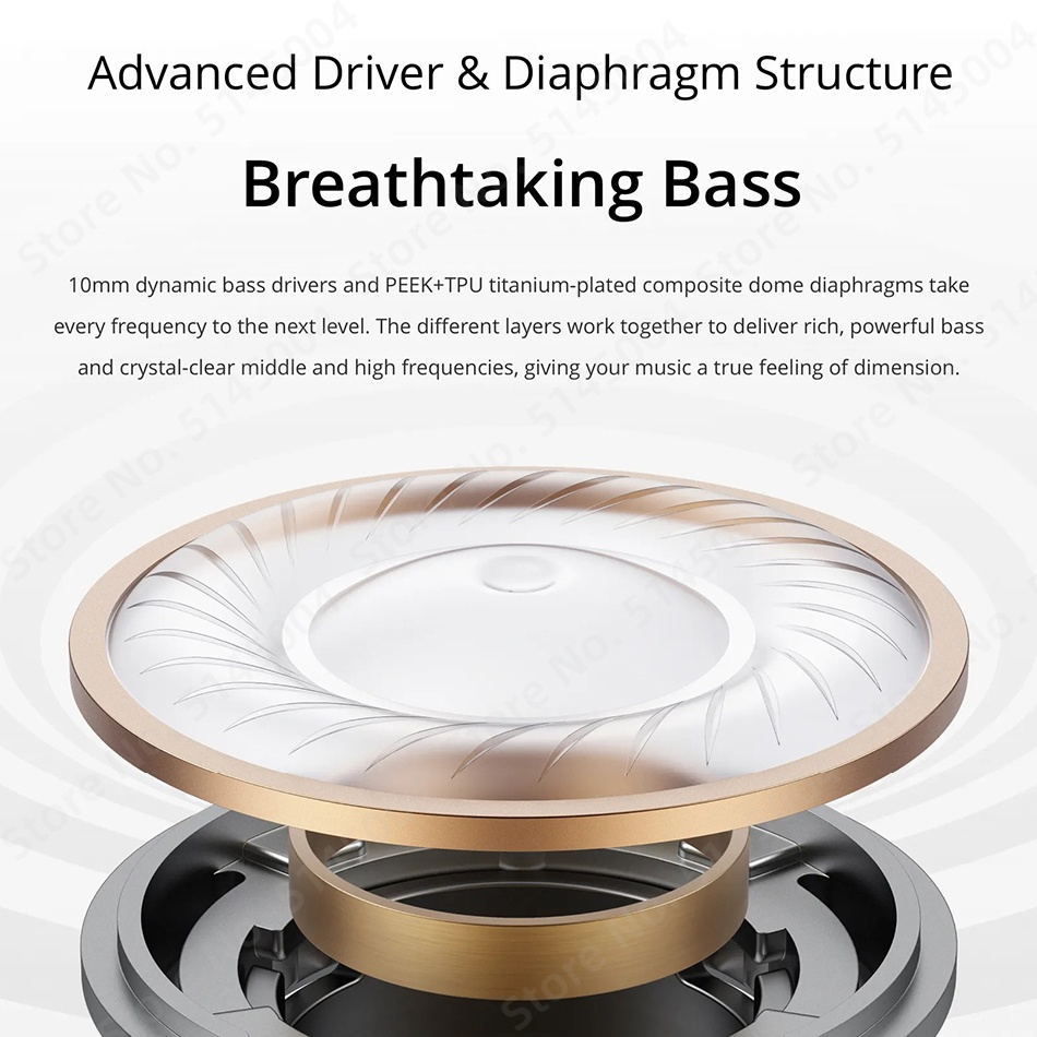 Tai Nghe Nhét Tai Bluetooth 5.3 Chống Ồn / Chống Thấm Nước IPX5 realme buds T100