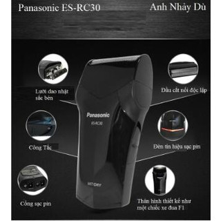 Máy cạo râu Panasonic ES RC30 có đế sạc (nhập khẩu gốc)