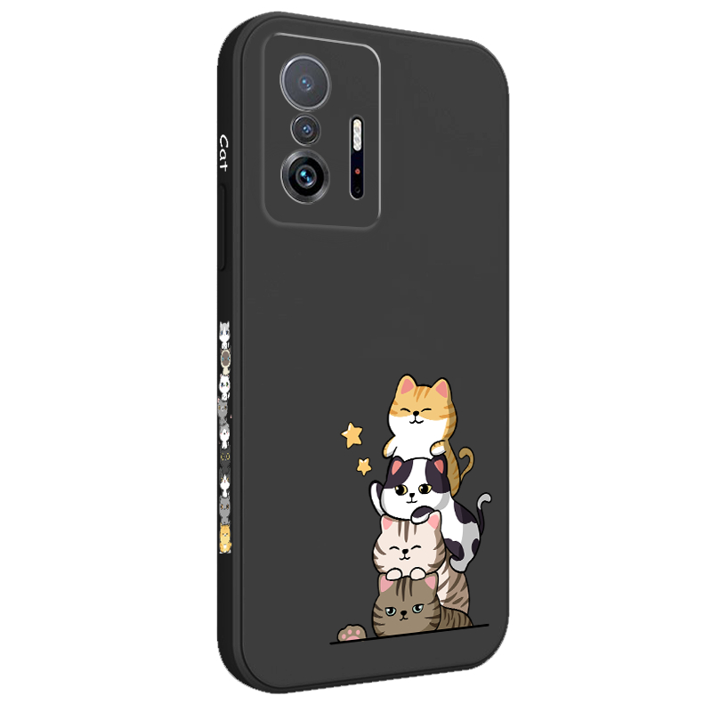 Bao Da Điện Thoại Họa Tiết Mèo Cho xiaomi mi 13t 12t 11t 10t pro lite mi 9t pro 5g Ốp