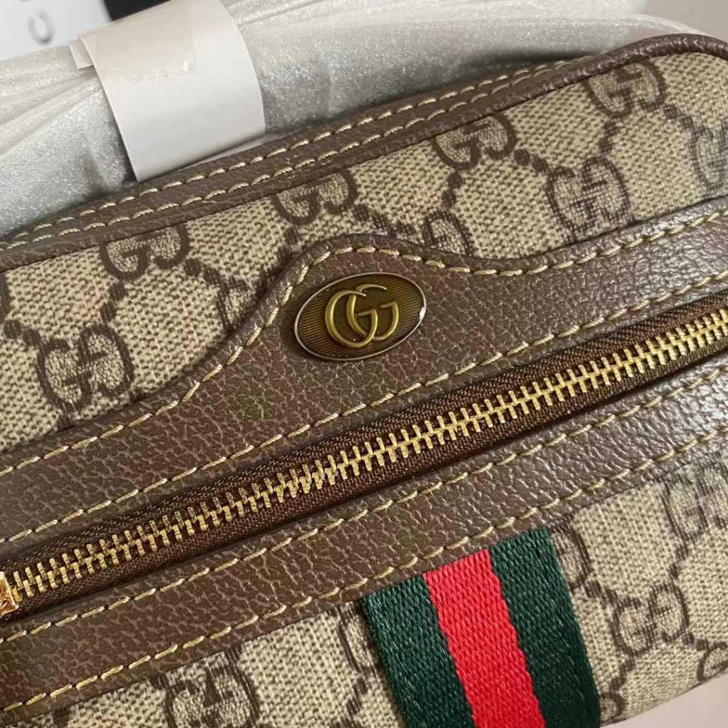 Ready stock real shot gucci gucci ophidia series gg canvas nam nữ messenger bag túi máy ảnh517350Với hộp