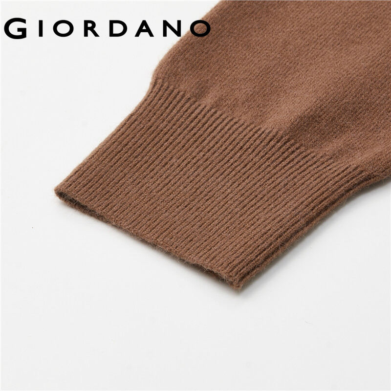 GIORDANO WOMEN Chunky v-neck loose cardigan 13353870