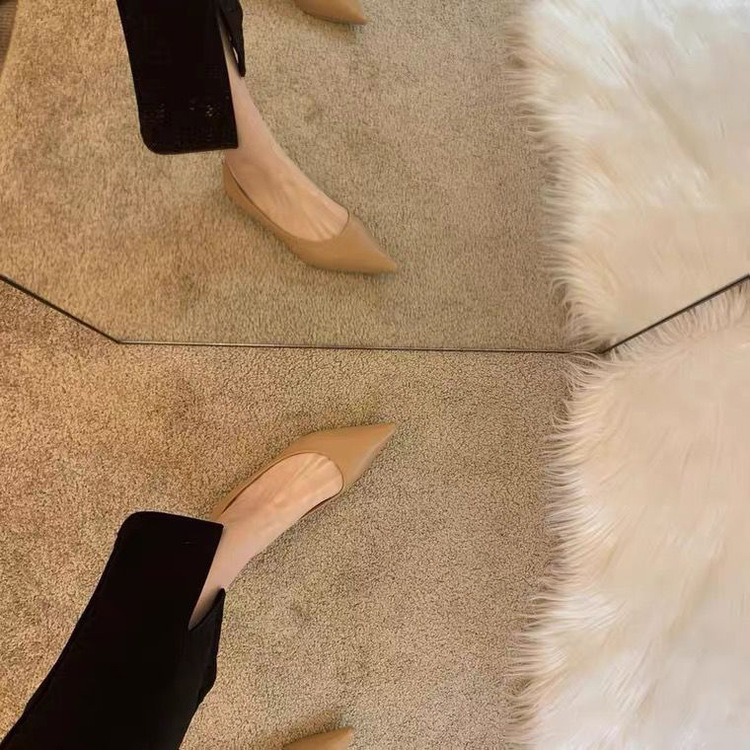 Giày búp bê YUNGUANG đế thấp mũi nhọn thời trang dành cho nữ