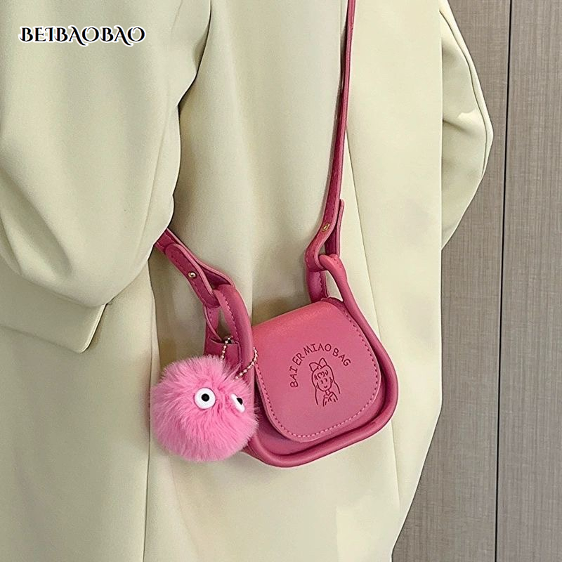 BEIBAOBAO Túi xách cotton mini thời trang và dễ thương Món quà thế kỷ 21 (Bao gồm mặt dây chuyền)