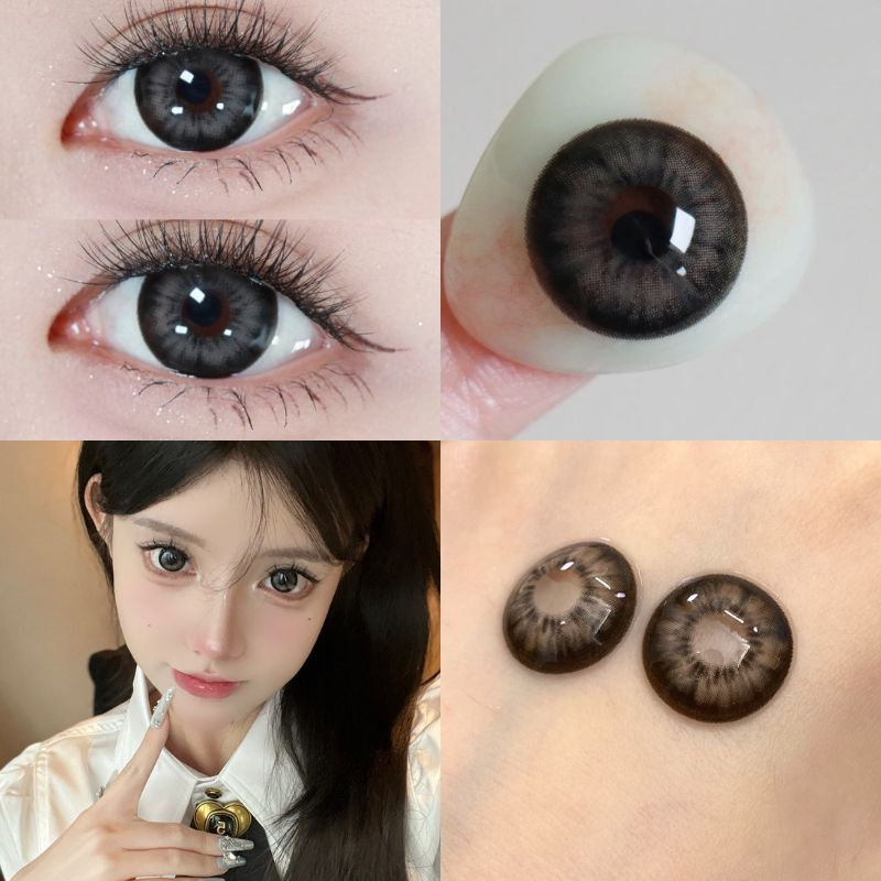 UYAAI 1 Cặp Kính Áp Tròng 14.5mm 0 Độ