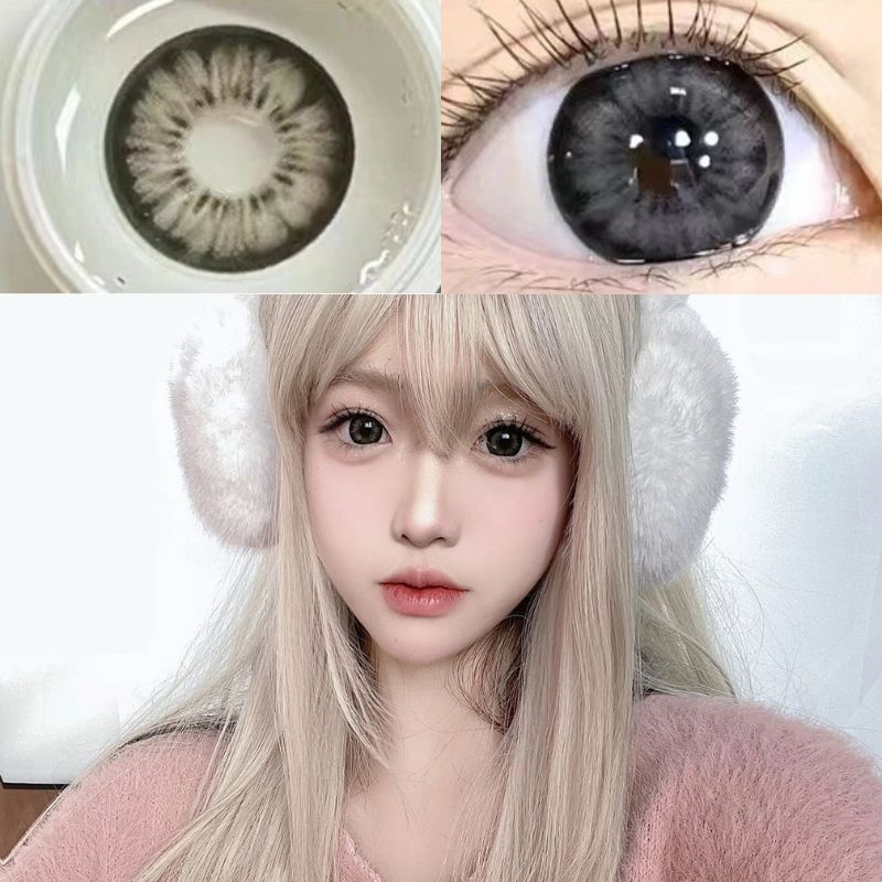 UYAAI 1 Cặp Kính Áp Tròng 14.5mm 0 Độ