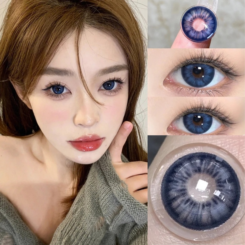 UYAAI 1 Cặp Kính Áp Tròng 14.5mm 0 Độ