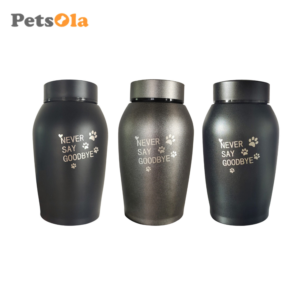 Hũ đựng tro cốt PETSOLA bằng thép không gỉ bền bỉ làm kỉ niệm cho thỏ/ thú cưng