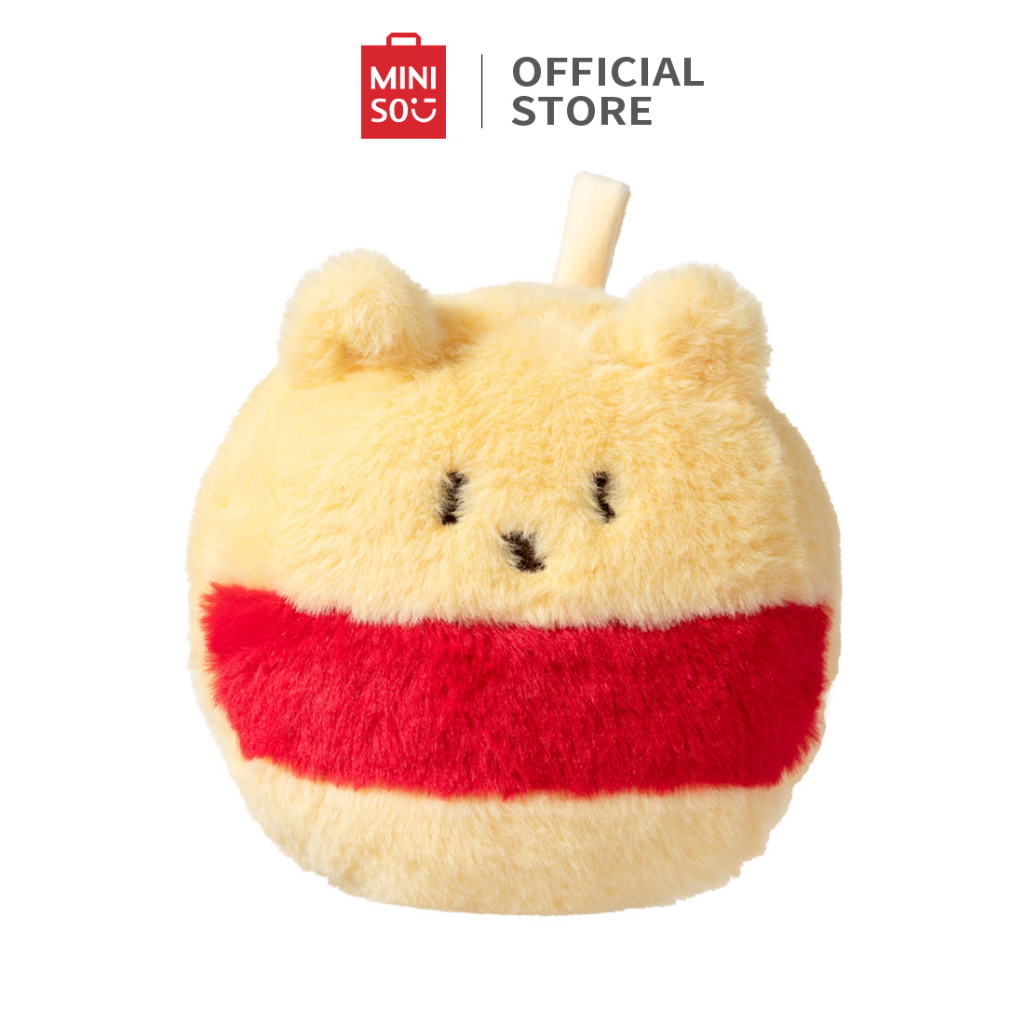DISNEY Miniso Bộ Miếng Bịt Mắt 2 Trong 1 Hình Gấu Pooh Đáng Yêu Mềm Mại