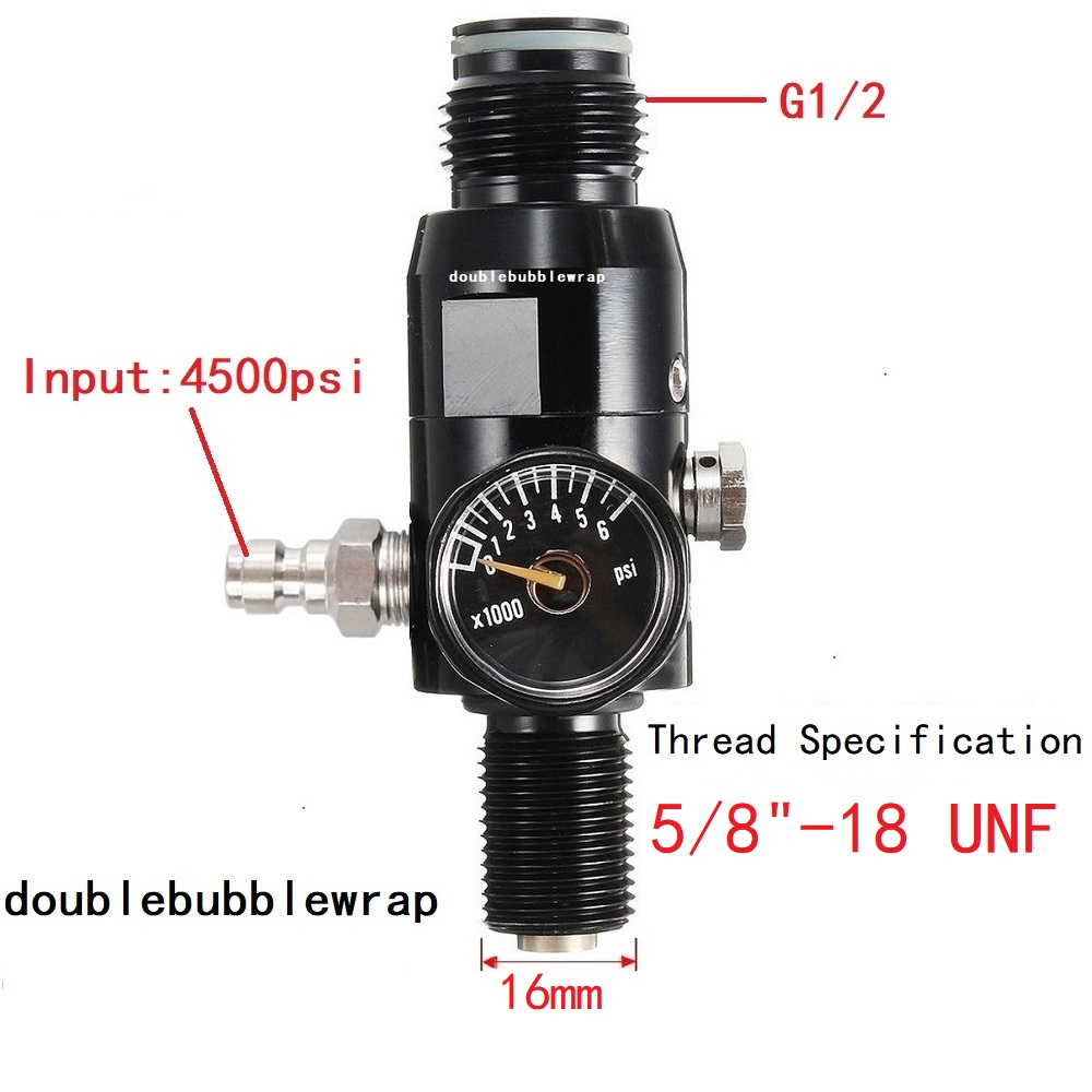 Van Điều Chỉnh Đầu Ra 2200psi 5 / 8-18unf Hoặc m18 * 1.5 4500psi hpa