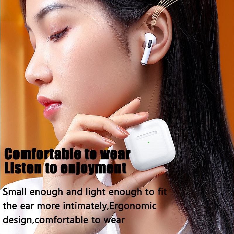 Tai Nghe Nhét Tai Bluetooth 5.0 Không Dây Mini Pro4 Phong Cách Thể Thao