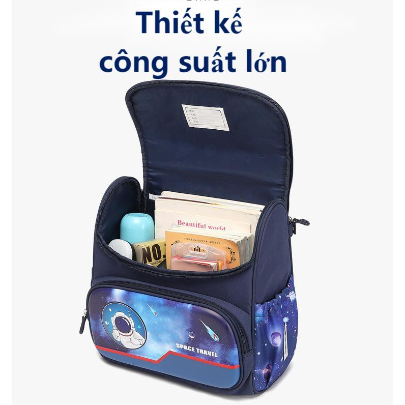 Balo Siêu Nhẹ Chống Thấm Nước Thời Trang Cho Bé Lớp 1-3