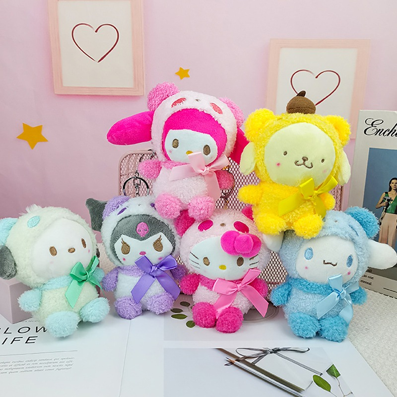 Đồ chơi nhồi bông Hình Nhân Vật Hoạt Hình Sanrio 12cm