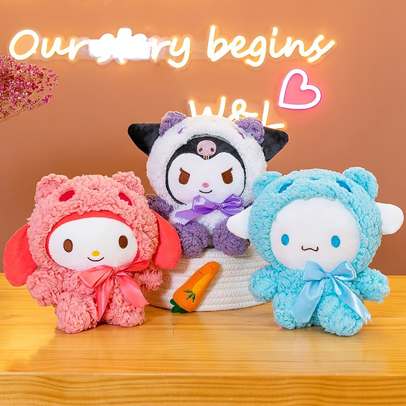 Đồ chơi nhồi bông Hình Nhân Vật Hoạt Hình Sanrio 12cm