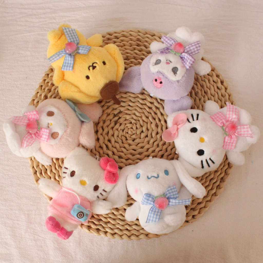 Đồ chơi nhồi bông Hình Nhân Vật Hoạt Hình Sanrio 12cm