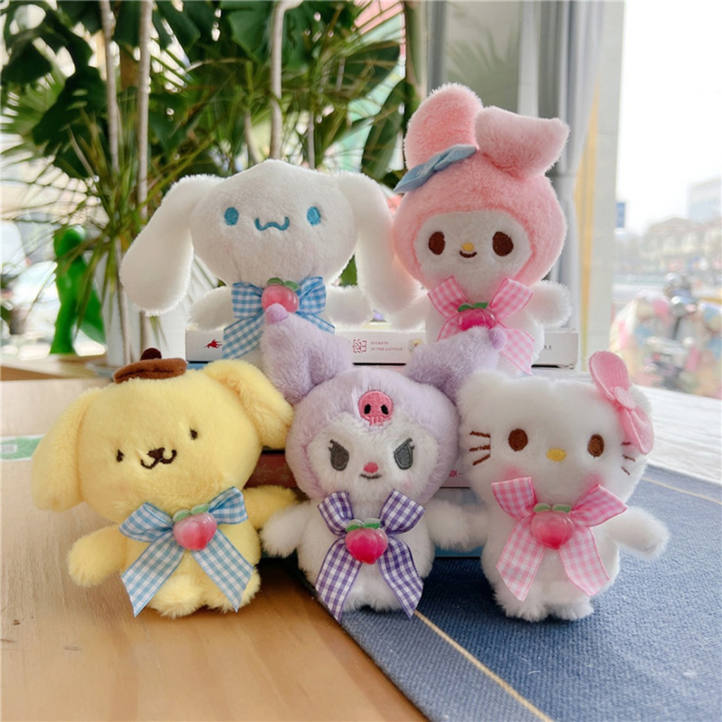 Đồ chơi nhồi bông Hình Nhân Vật Hoạt Hình Sanrio 12cm