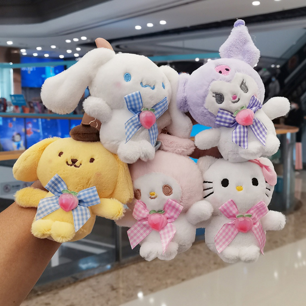 Đồ chơi nhồi bông Hình Nhân Vật Hoạt Hình Sanrio 12cm