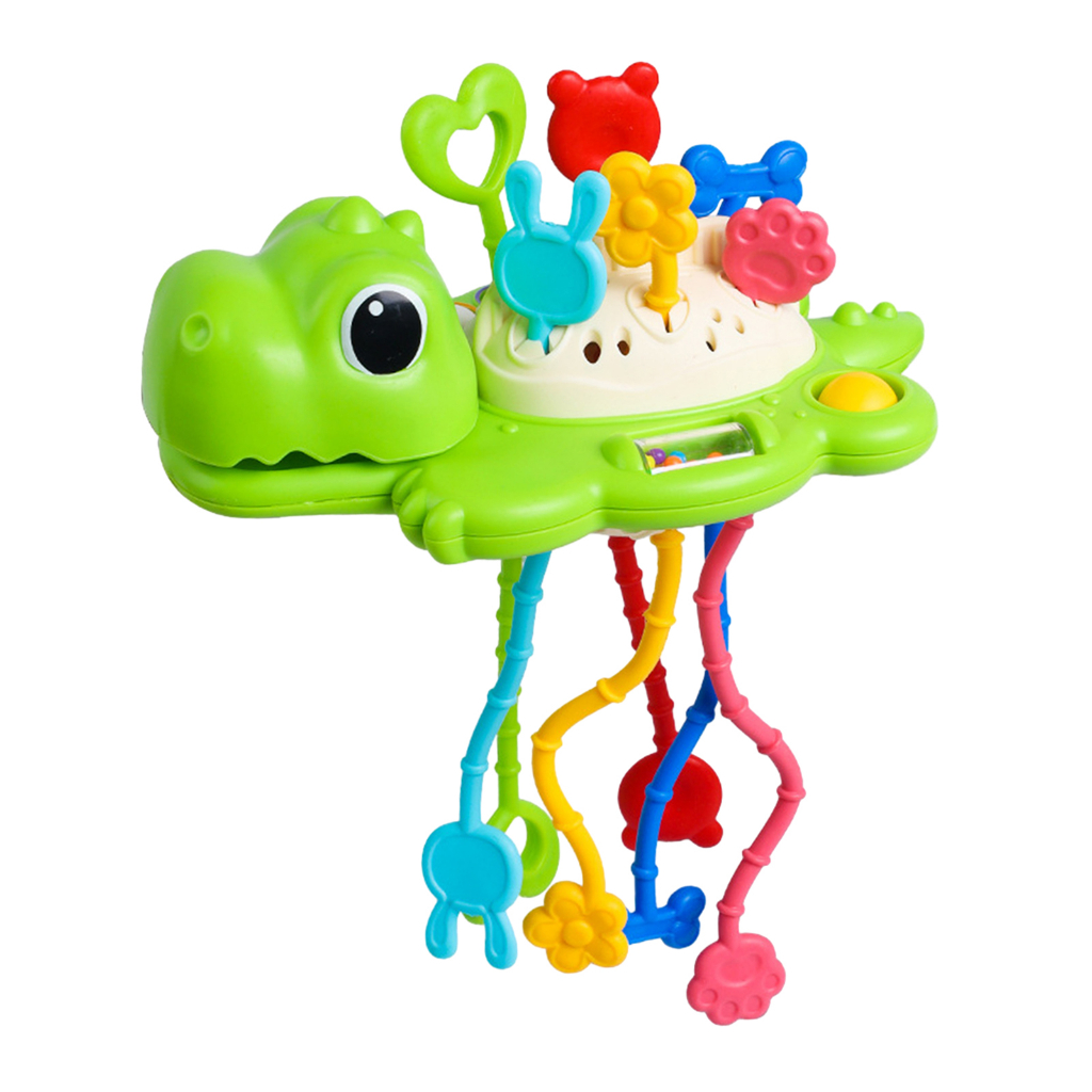 Predolo Đồ Chơi Dây Kéo Động Cơ Bằng Silicone Cho Bé Sơ Sinh