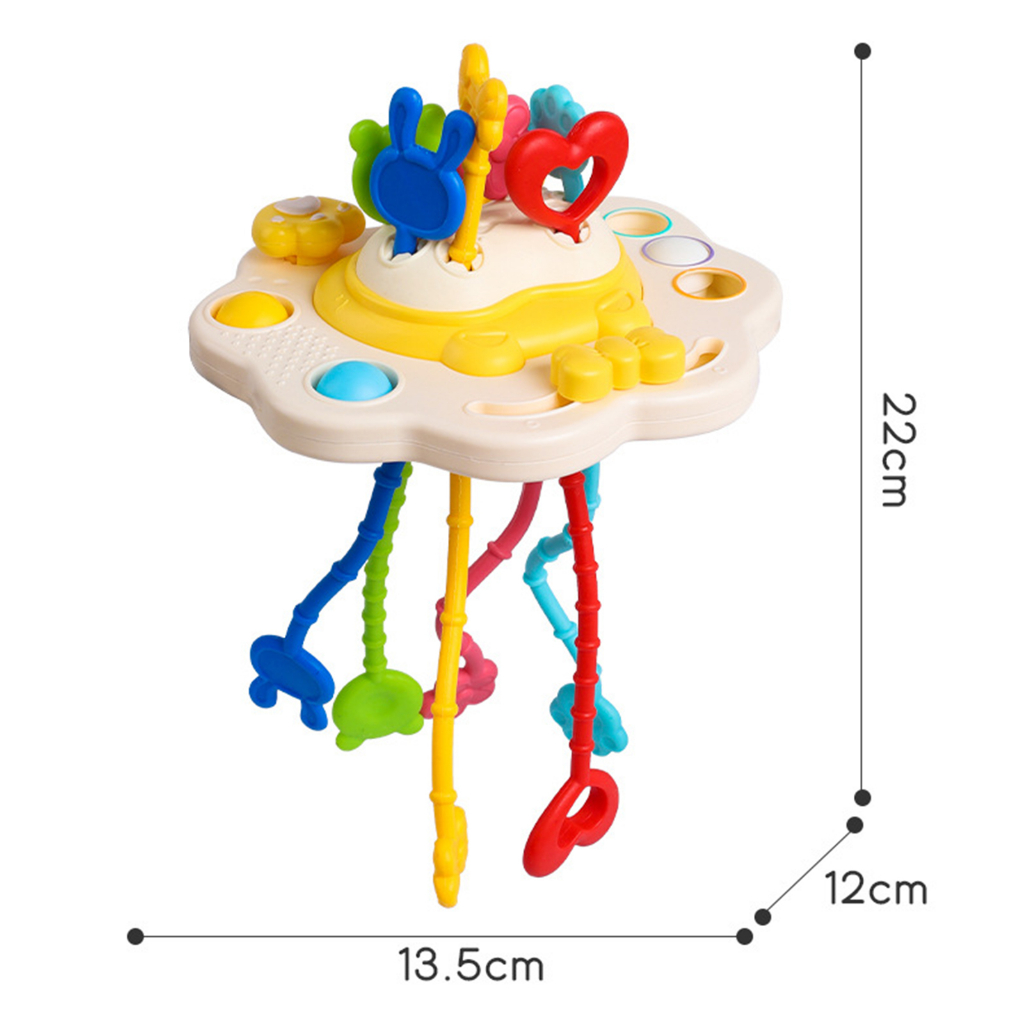 Predolo Đồ Chơi Dây Kéo Động Cơ Bằng Silicone Cho Bé Sơ Sinh