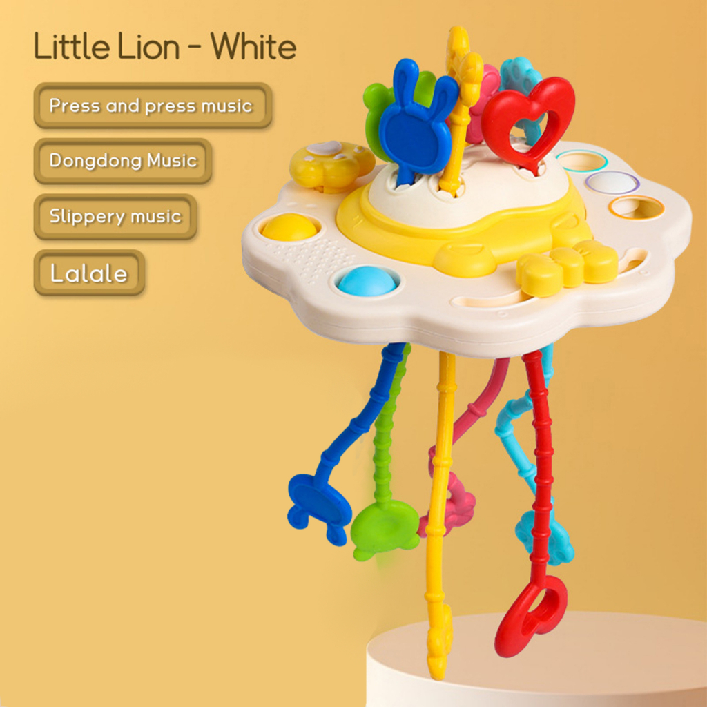 Predolo Đồ Chơi Dây Kéo Động Cơ Bằng Silicone Cho Bé Sơ Sinh