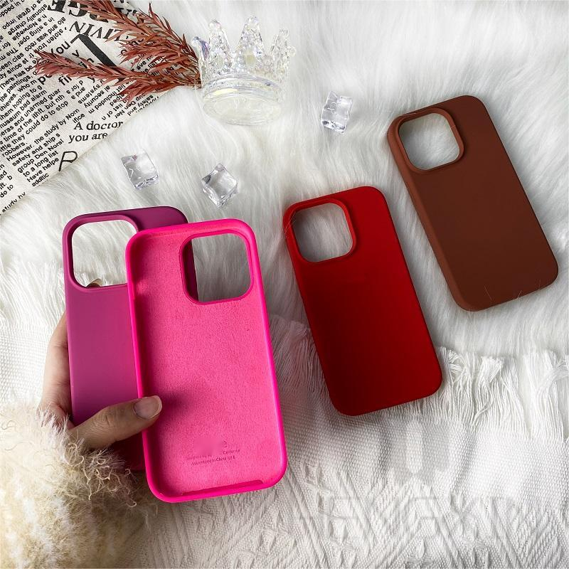 Ốp Điện Thoại silicone Hình Caramel Cho iPhone 12 12 promax 13 promax 14 plus 14 promax