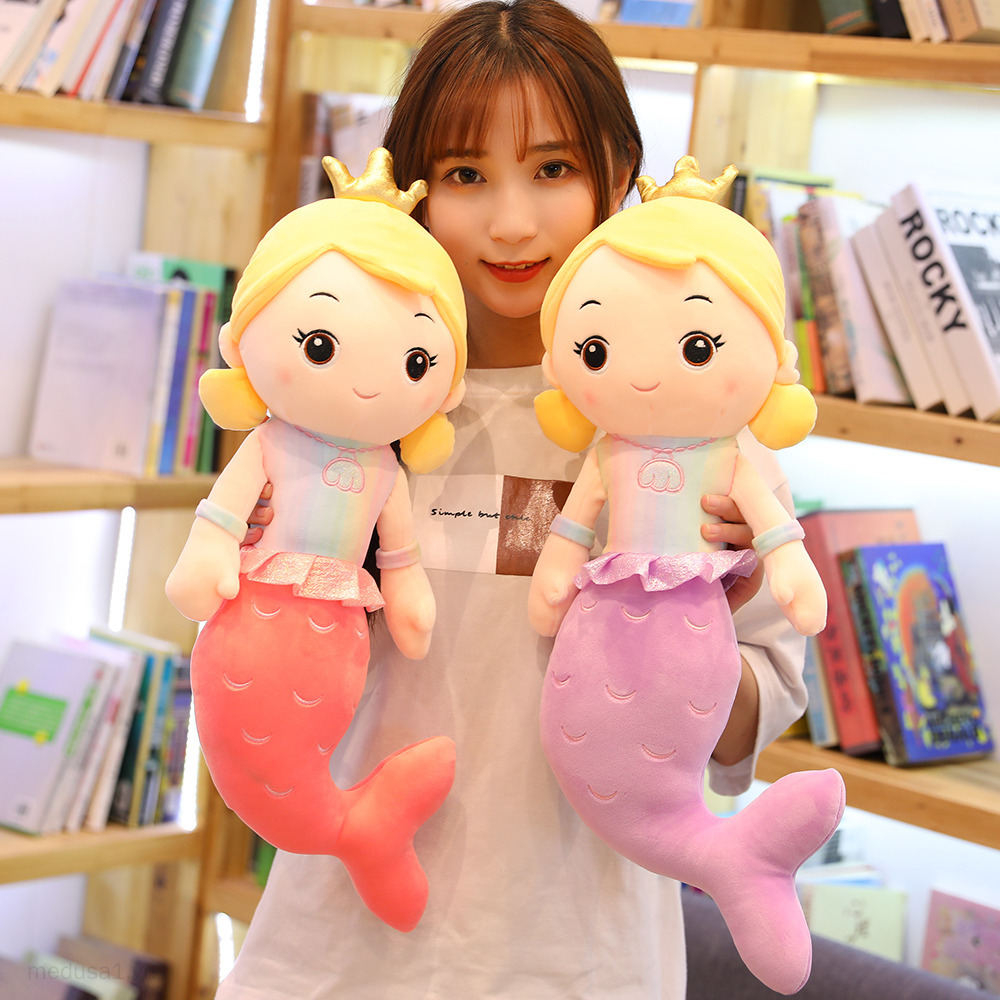 Nàng Tiên Cá Nhồi Bông Mềm Mại 30 / 40CM