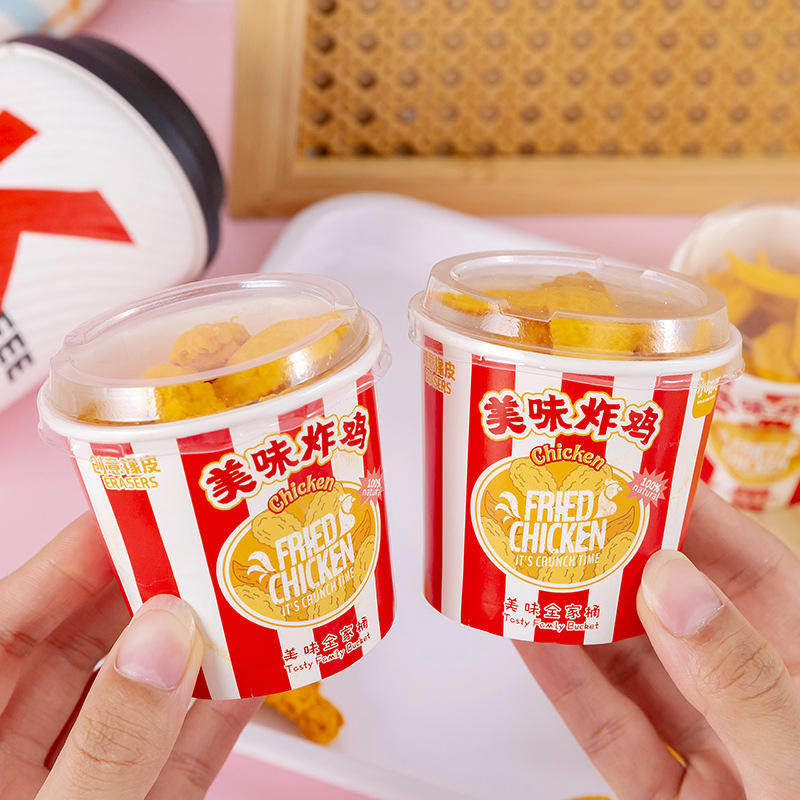 Cục Tẩy Mô Hình Gia Đình Gà Rán Burger Dành Cho Học Sinh WJ115
