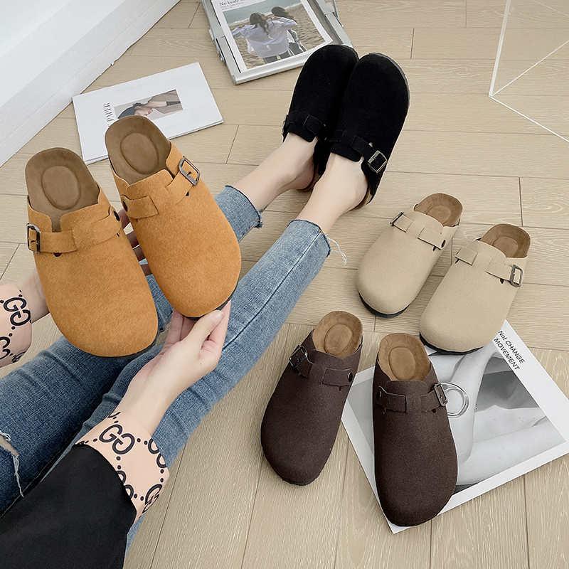 Giày BúP Bê Da Bò MũI TròN NhiềU MàU ThờI Trang (Size 35-45)