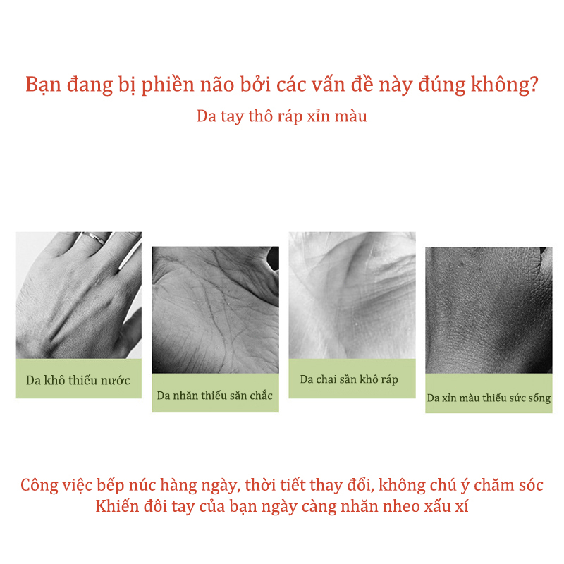 👍🏻Chính Hãng👍🏻 Kem dưỡng da tay trà xanh 30g Làm Mịn Làm Trắng Sáng Dưỡng Ẩm Chống Khô Và Làm Săn Chắc Da